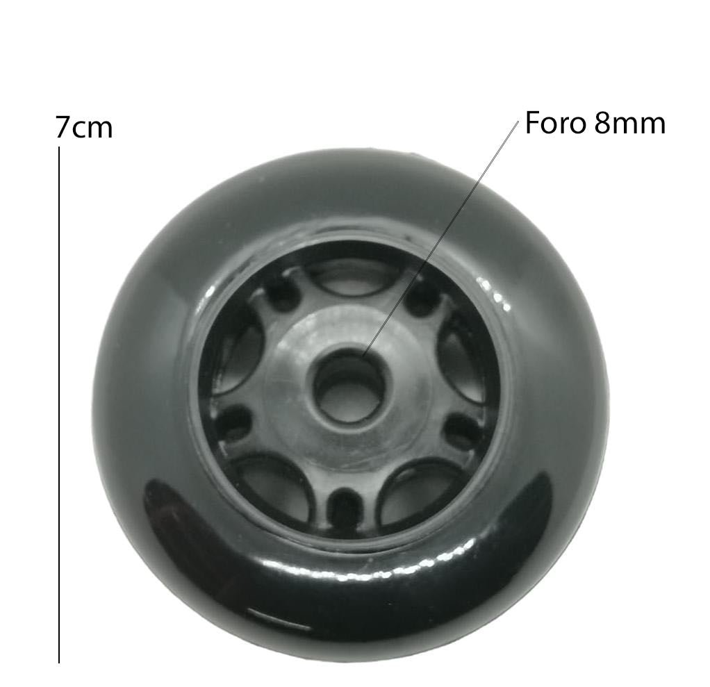 SPARE PARTS WHEELS FOR SPINNING STRIDING BIKE BLACK