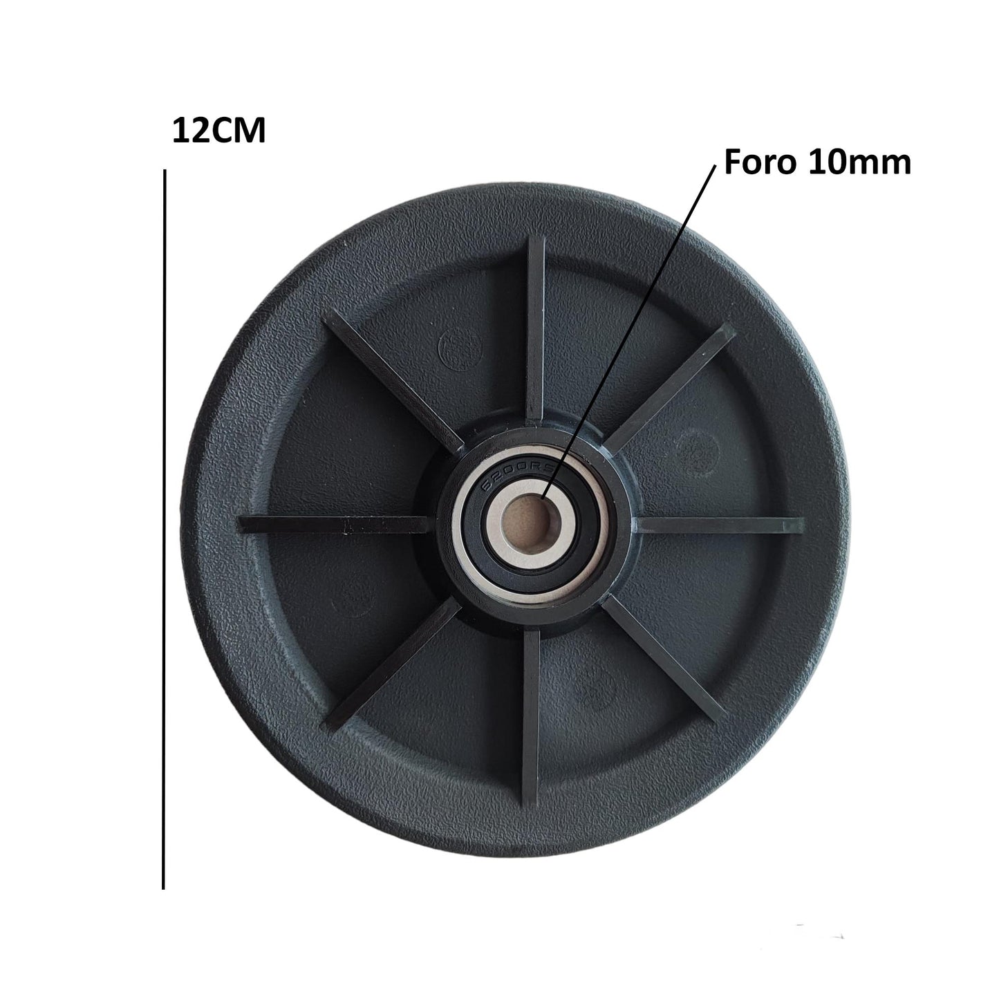 PULLEY PULLEY WITH BEARINGS FOR GYM EQUIPMENT BODYBUILDING 120Ø