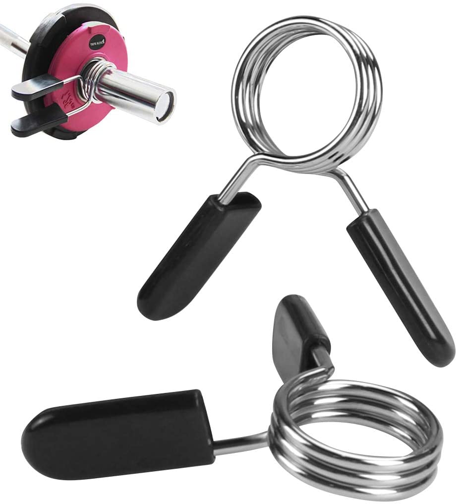 SPRING CLAMPS FOR FIXING DUMBBELLS WEIGHT LOCKING CLIP STILL COLLARS 50MM
