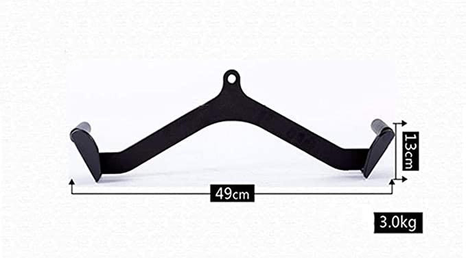ROWING HANDLE ACCESSORIES PULLEY T-BAR V-BAR VIA CABLE ATTACHMENT MACHINE LAT BAR PULL DOW,