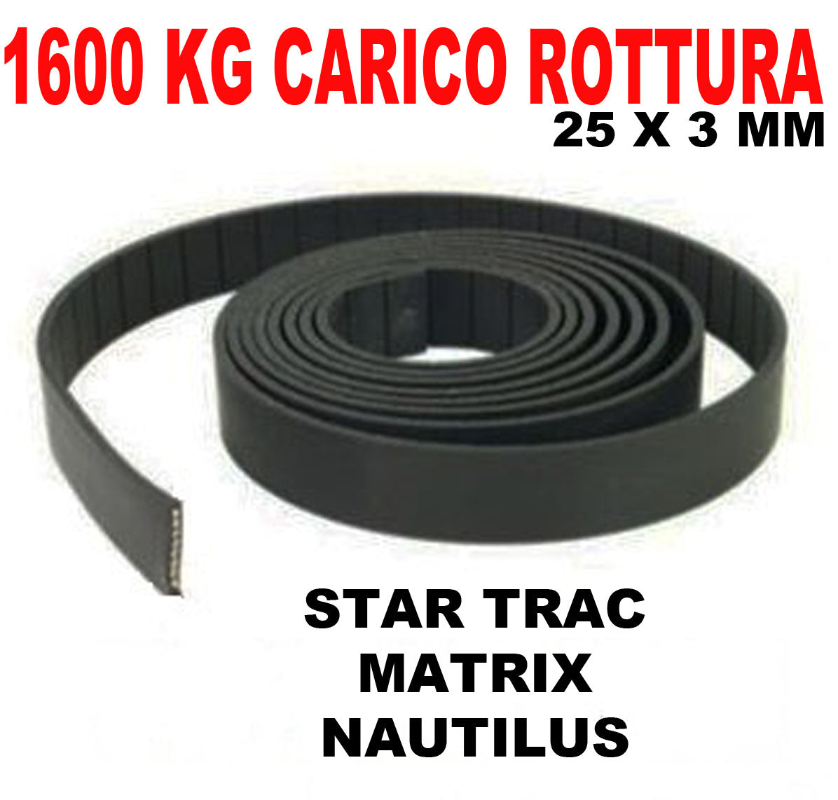 KEVLAR AND STEEL BELT SPARE PARTS FOR GYM GYM BELT TOOLS 1600 KG