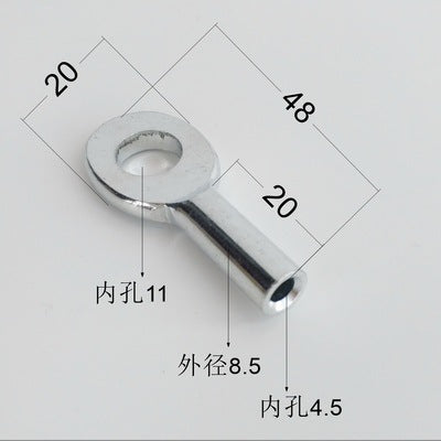 EYELET TERMINAL CRIMP EYE FOR STEEL CABLE HOLE 4.5 MM