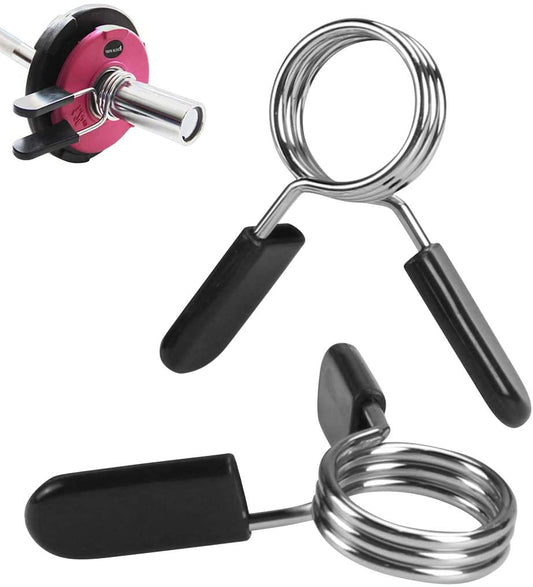 SPRING CLAMPS FOR FIXING DUMBBELLS WEIGHT LOCKING CLIP STILL COLLARS 50MM