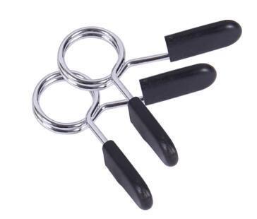 SPRING CLAMPS TO FIX DUMBBELLS WEIGHT LOCKING CLIP STILL COLLARS 28MM